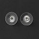 Brass Bullet Clutch Earring Backs KK-EC129-NF-3