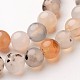 Chapelets de perles d'agate naturelle G-D845-04-8mm-3