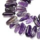 Natürlichen Amethyst Perlen Stränge&nbsp;G-Z124-C03-01-2