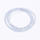Electroplate Glass Beads Strands EGLA-J025-F19-2