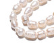 Brins de perles de culture d'eau douce naturelles PEAR-N012-05E-4
