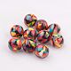 Spray Painted Resin Beads GLAA-F049-A03-1
