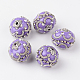 Round Handmade Indonesia Beads IPDL-L002-05A-2