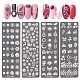Stainless Steel Nail Art Stamping Plates MRMJ-R082-068-2