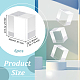 OLYCRAFT 6Pcs Clear Acrylic Cube 1.6x1.6x1.2 Inch Acrylic Square Display Blocks Square Clear Polished Acrylic Display Cube Acrylic Display Block for Ring Jewelry Showcase Display Holder Base ODIS-WH0001-47B-2