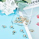 Beebeecraft 20 pièces/boîte breloques dauphin en laiton plaqué or 18 carats animaux marins pendentif breloques accessoires de bijoux pour collier bracelet fabrication de bijoux KK-BBC0002-91-7
