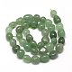 Verde naturale perline avventurina fili X-G-R445-8x10-22-2