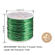 BENECREAT 17 Gauge (1.2mm) Aluminum Wire 380FT (116m) Anodized Jewelry Craft Making Beading Floral Colored Aluminum Craft Wire - Green AW-BC0001-1.2mm-10-4