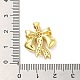 Латунные микропаве прозрачные подвески с фианитом FIND-Z041-10G-3