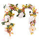 Künstliche Rosenrebe aus Seidentuch AJEW-WH0348-64A-1