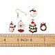Kits para hacer aretes navideños diy DIY-TA0002-86-7