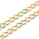 Latón esmalte cadena de bordillo collares y pulseras conjuntos de joyas SJEW-JS01197-4