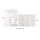 100Pcs 4 Patterns Eco-Friendly Kraft Paper Bags CARB-LS0001-02D-4