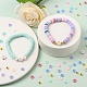 Kit de fabrication de bijoux en perles d'argile polymère colorées bricolage DIY-FS0002-13-5