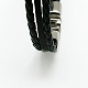 Multi-strand Leather Cord Bracelets BJEW-H220-4-2