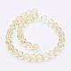 Faceted Round Imitation Austrian Crystal Glass Bead Strands G-PH0008-09-6mm-1