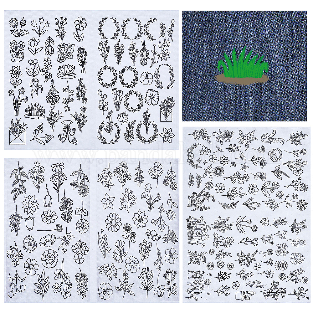 Accessoire Créatif Couture Stabilisateurs De Broderie Hydrosolubles GLOBLELAND – 4 Feuilles Motifs Animaux – Autocollants Pour DIY Couture Accessoire Créatif Couture Stabilisateurs De Broderie Hydrosolubles GLOBLELAND – 4 Feuilles Motifs Animaux – Autocollants Pour DIY Couture