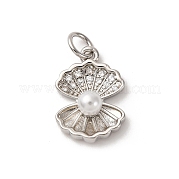 Латунные микро проложить кубического циркония подвески KK-I276-08P