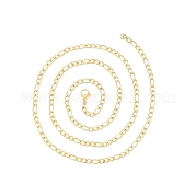 Мужское ожерелье из нержавеющей стали 201 figaro chains NJEW-N050-A08-3-55G