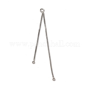 Латунная цепочка с кисточками и коробкой большие подвески KK-G510-13P