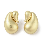 Серьги-гвоздики из латуни для женщин EJEW-Q389-03A-G