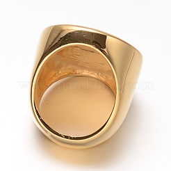 Bagues à large bande en acier inoxydable chirurgical 316 avec placage ionique (IP) de style fantaisie&nbsp;RJEW-F045-11A-18mm