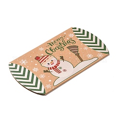 Boîtes d'oreiller de bonbons en carton sur le thème de noël&nbsp;CON-G017-02E