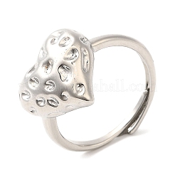 Verstellbarer Ring aus Messing mit Gestellbeschichtung für Damen&nbsp;RJEW-Q770-28P