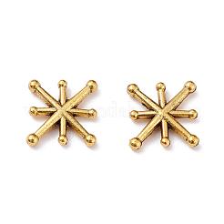 Cabochon in lega di zinco&nbsp;PALLOY-WH0036-22AG