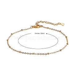 10 ensemble de chaînes de cheville en acier inoxydable 304&nbsp;sgAJEW-SZ0001-70