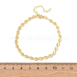 Messing-Gliederkettenarmbänder für Frauen&nbsp;BJEW-C140-13G