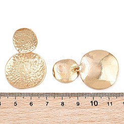 Ohrstecker mit Struktur aus einer Legierung für Damen&nbsp;LS-AL-CBA6127-04G