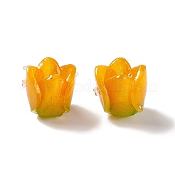 Tulpe undurchsichtige Acrylperlen&nbsp;SACR-G022-01B