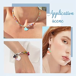 12 stücke 12 arten ozean thema transparent harz cartoon anhänger&nbsp;CRES-YW0002-75