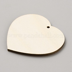 Einseitig bedruckte Herz-Holzanhänger&nbsp;WOOD-CJC0011-07L