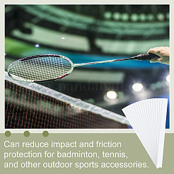 50 cuscinetto protettivo in plastica trasparente per racchetta da badminton&nbsp;FIND-BC0019-28
