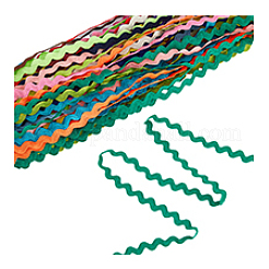 30 Yard gewelltes Fransenband aus Polyester in 15 Farben&nbsp;OCOR-DC0001-08