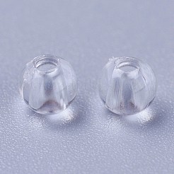 Transparente Acrylglas runde Perlen&nbsp;X-PL526_4MM