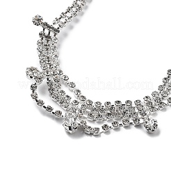 Cadena para el cabello con rhinestone de aleación&nbsp;LS-OHAR-M044-02D-S
