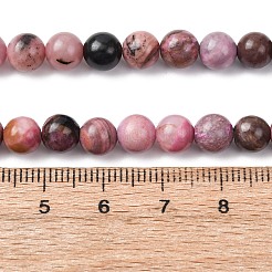 Perline Rhodonite naturale fili&nbsp;G-G828-02-6mm