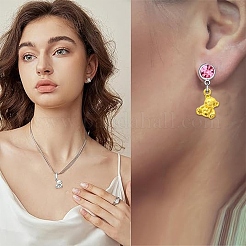 100 pz 2 colori pendenti in lega di stile tibetano&nbsp;FIND-YW0011-96