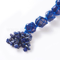 Natürliche Lapislazuli Auto hängende Dekorationen&nbsp;HJEW-O002-05