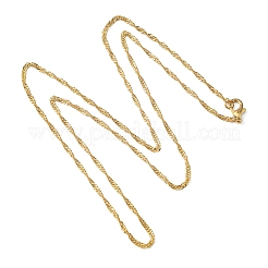 Chaîne de singapour en laiton faisant des colliers&nbsp;MAK-N029-04KCG
