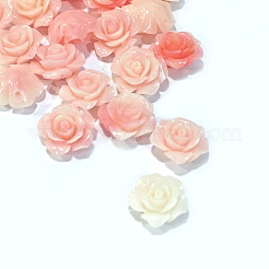 Synthetische Korallen 3 d Blume Rose Perlen&nbsp;CORA-A005-14mm-25