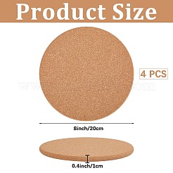 Untersetzer aus Kork&nbsp;AJEW-CP0009-64C