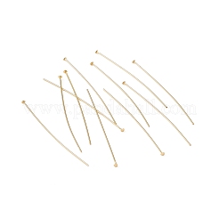 Épingles à tête plate en laiton&nbsp;X-KK-WH0058-03D-G01