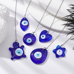 Decorazioni pendenti in vetro malocchio da 6 pz 6 stili&nbsp;HJEW-JM01294
