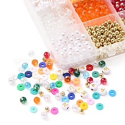 Kit per la creazione di bracciali fai da te sfaccettati e lettere e perline heishi&nbsp;DIY-YW0005-22