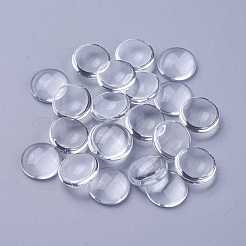 Cabochon in vetro trasparente&nbsp;GGLA-R026-12mm