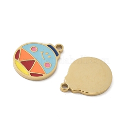 Weihnachten 304 Edelstahl Emaille Anhänger&nbsp;STAS-Z093-08S-G